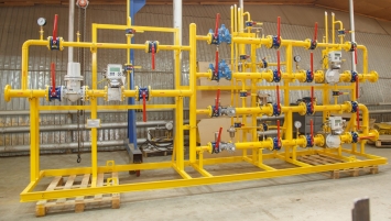 Газорегуляторный пункт ПУРДГ с корректорами объёма газа EK270 и ротационными счётчиками газа RVG